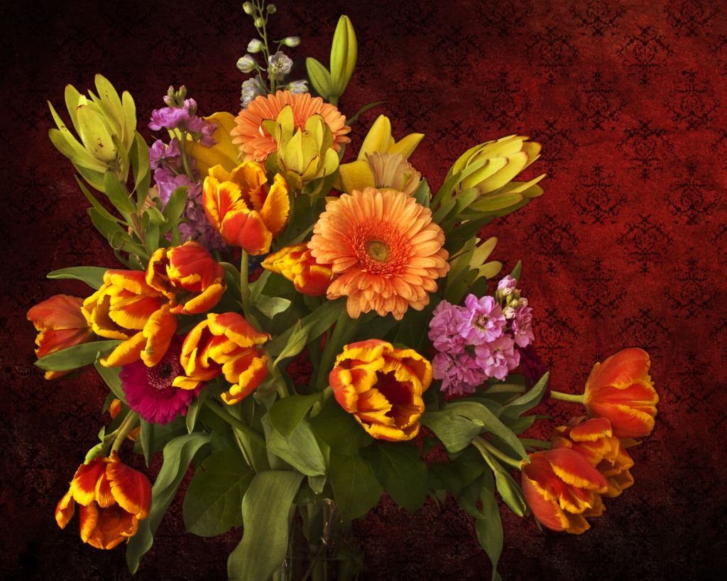Victorian Bouquet jigsaw puzzle in Flowers puzzles on TheJigsawPuzzles.com
